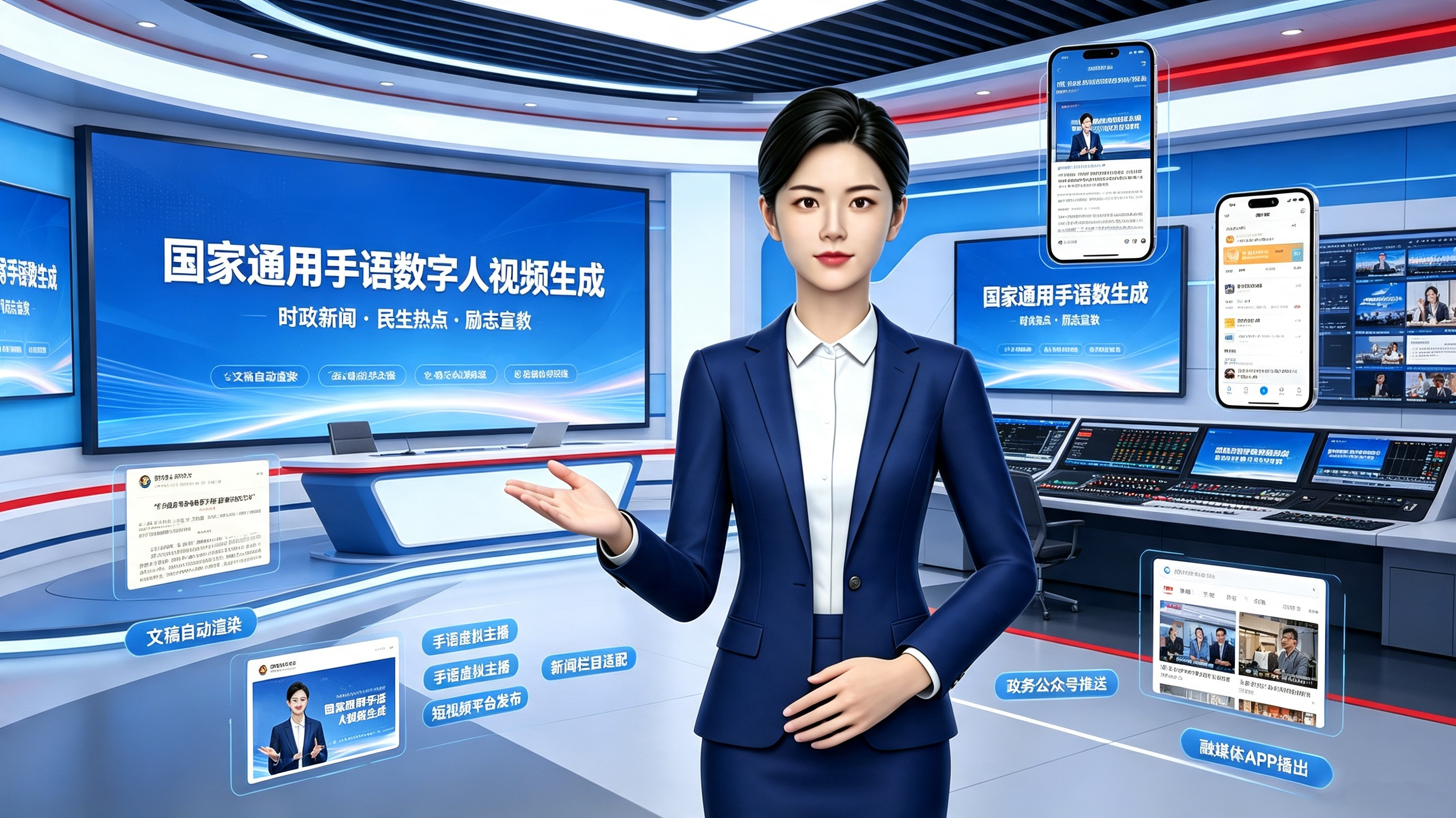 AI 手语虚拟主播