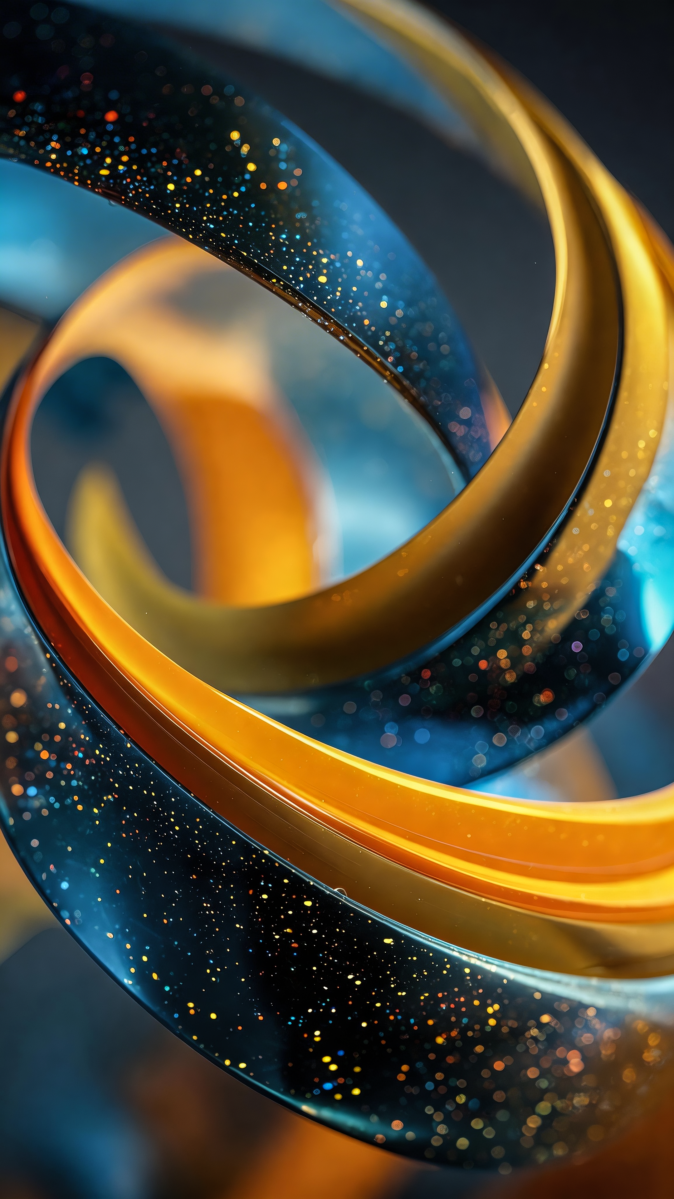 Hot and Cold Abstract