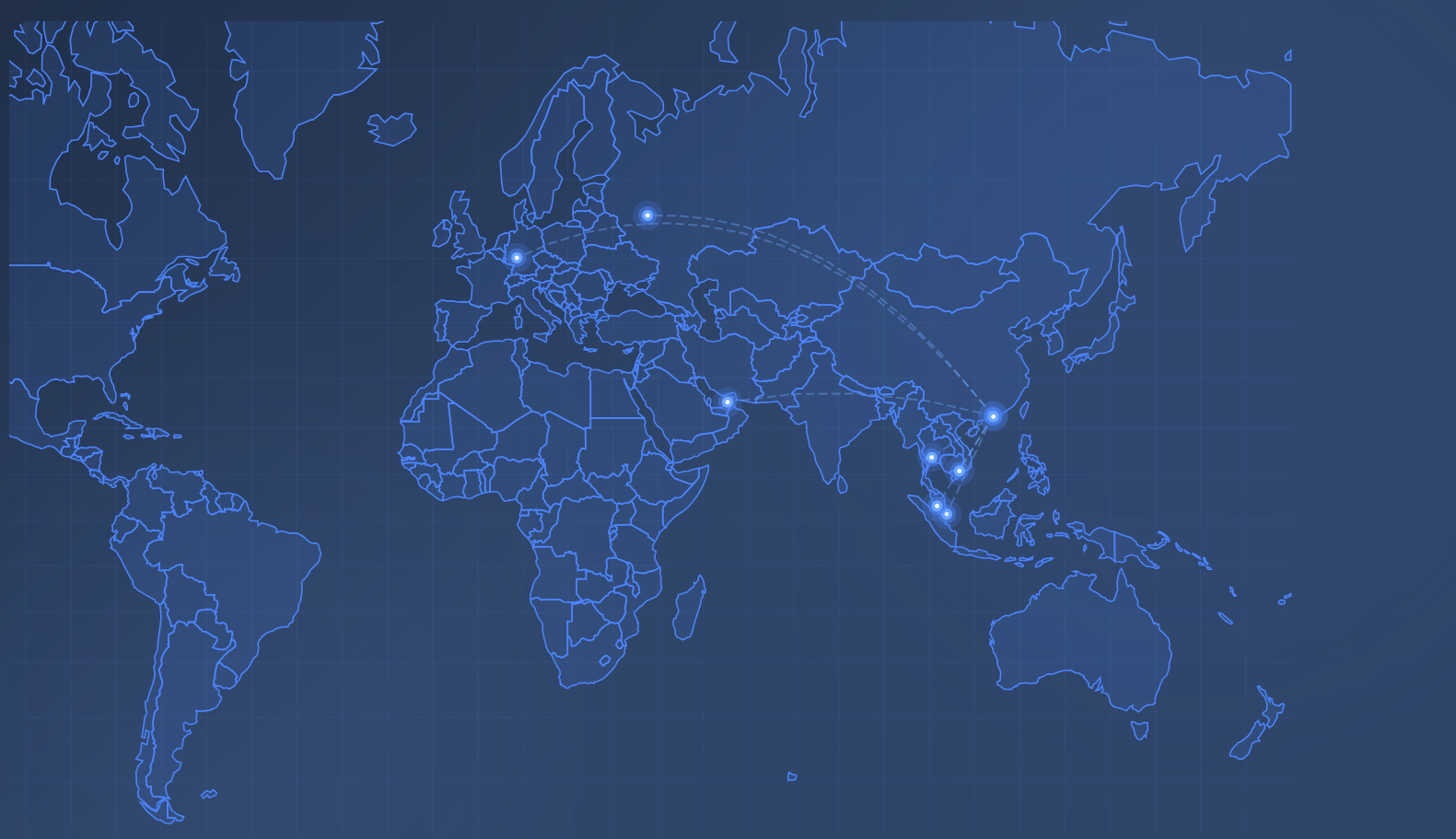 Global Branch Distribution Map