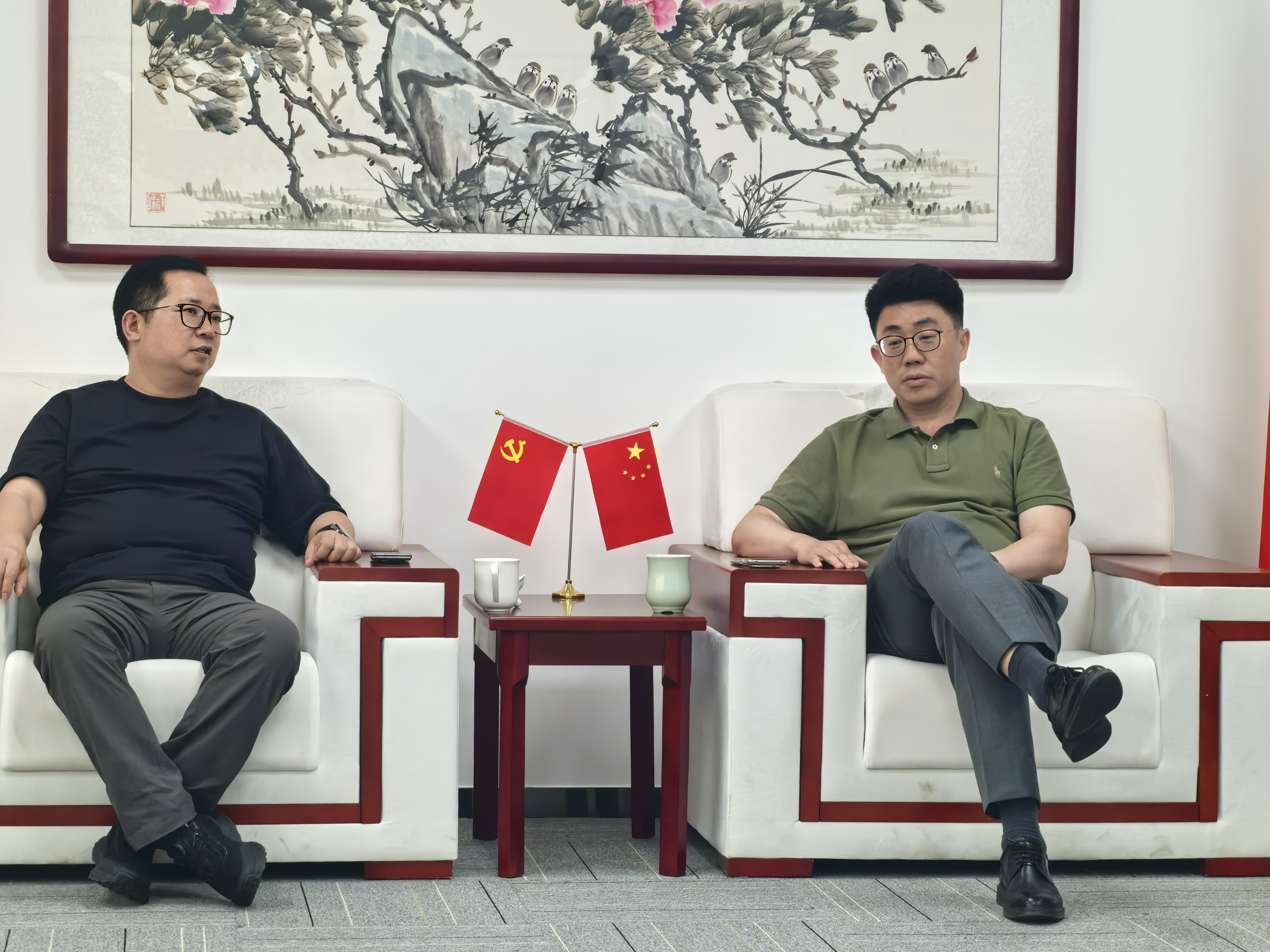 股东赋能聚力发展河南广电投资有限公司董事长李鑫一行莅临我司考察指导
