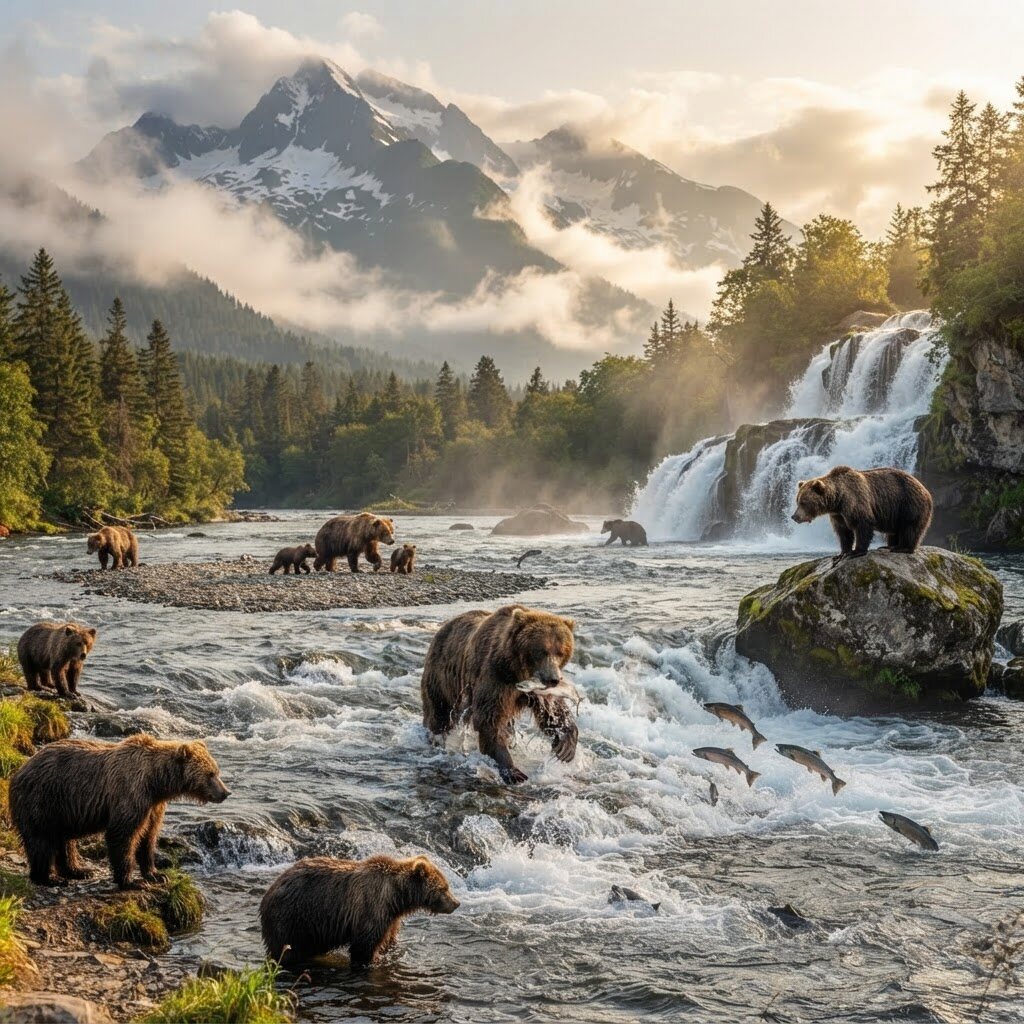 Alaska Bear Viewing: 8 Days – Anchorage, Homer, Clark Lake / Katmai