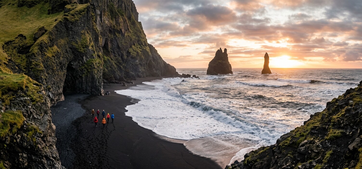 Iceland's Black Sand Beach