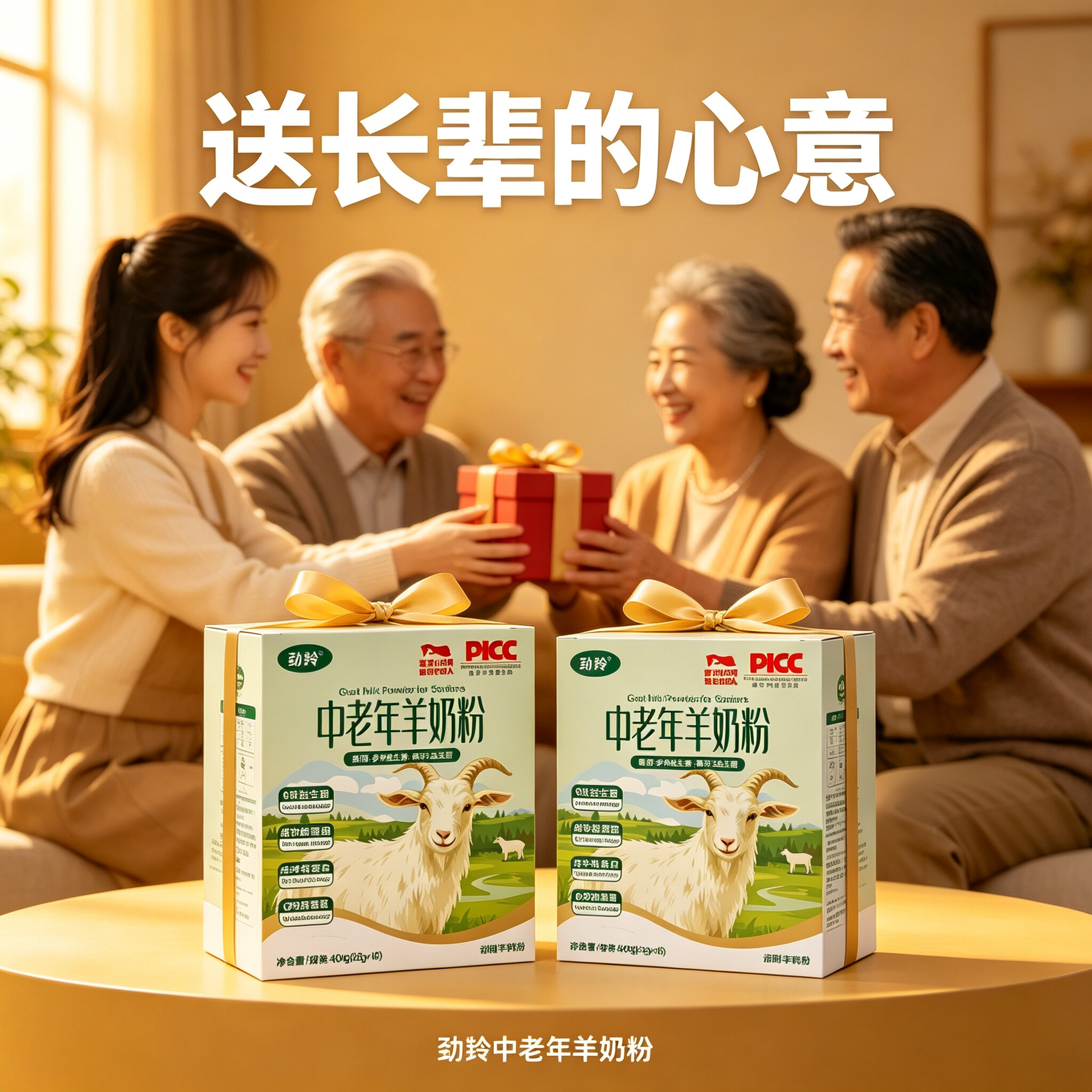 劲羚中老年配方羊奶粉