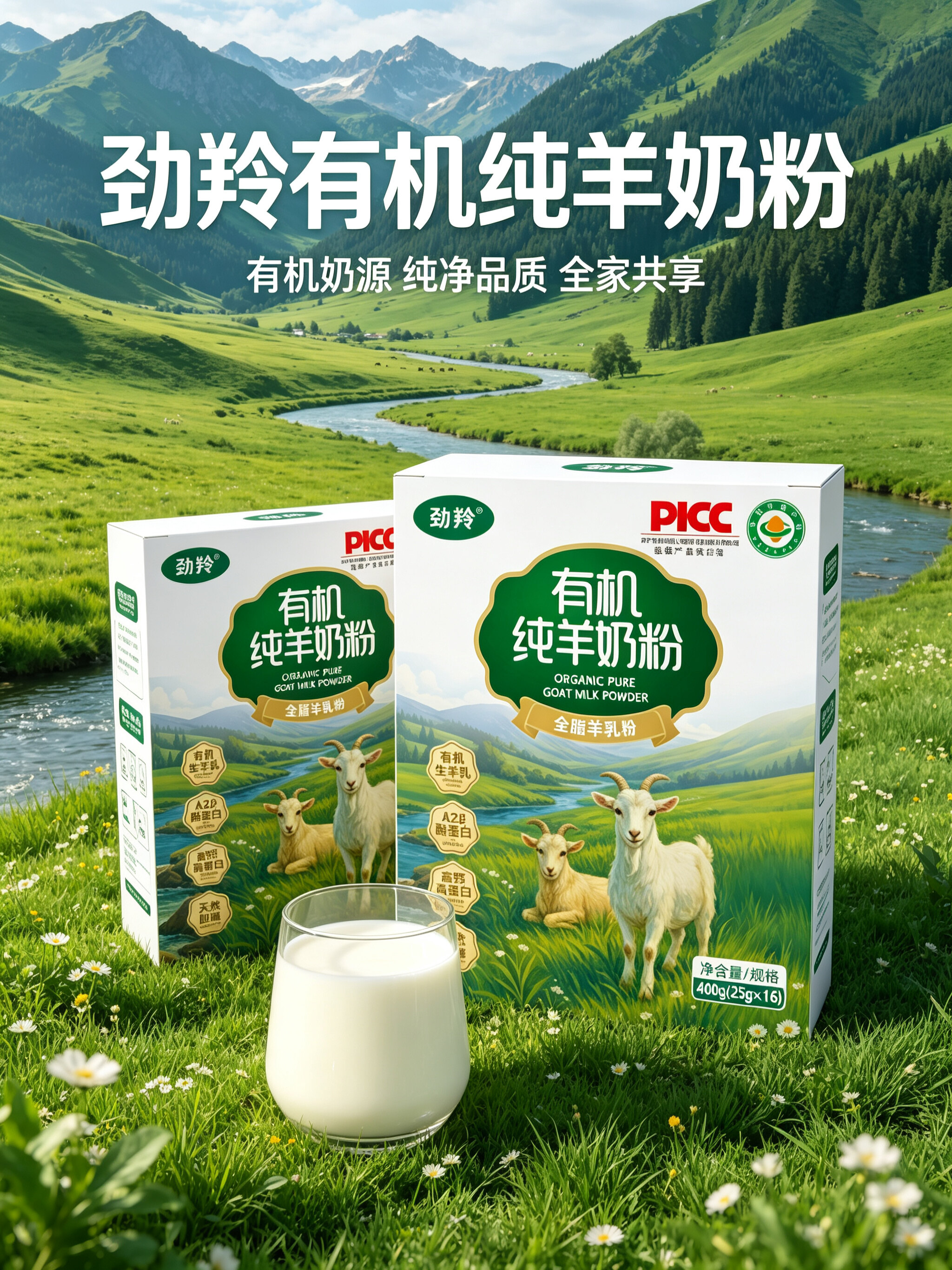 劲羚有机纯羊奶粉