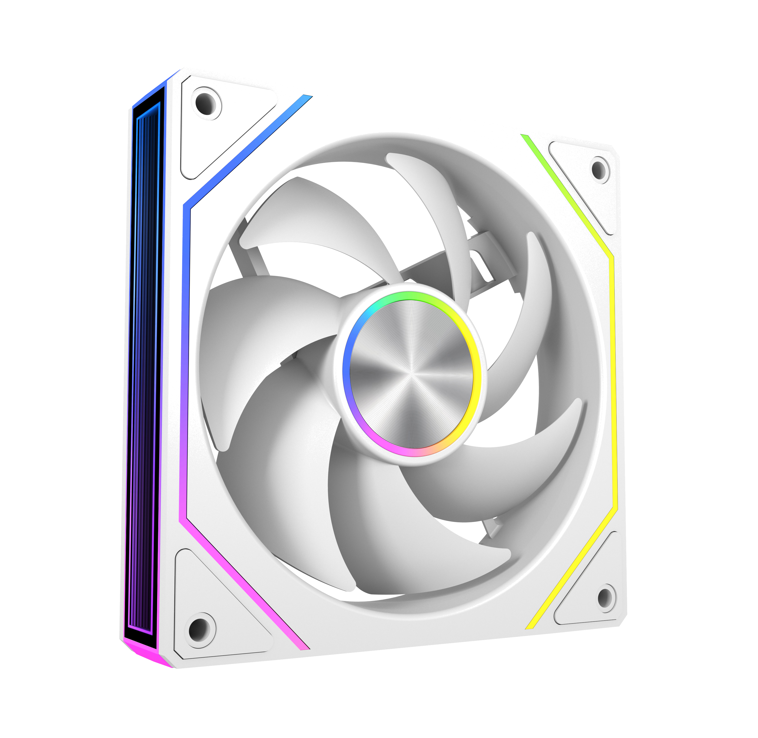 AOC 棱镜八代白色 ARGB frame case fan