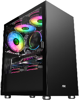 AOC CG256B Hinged-glass PC case