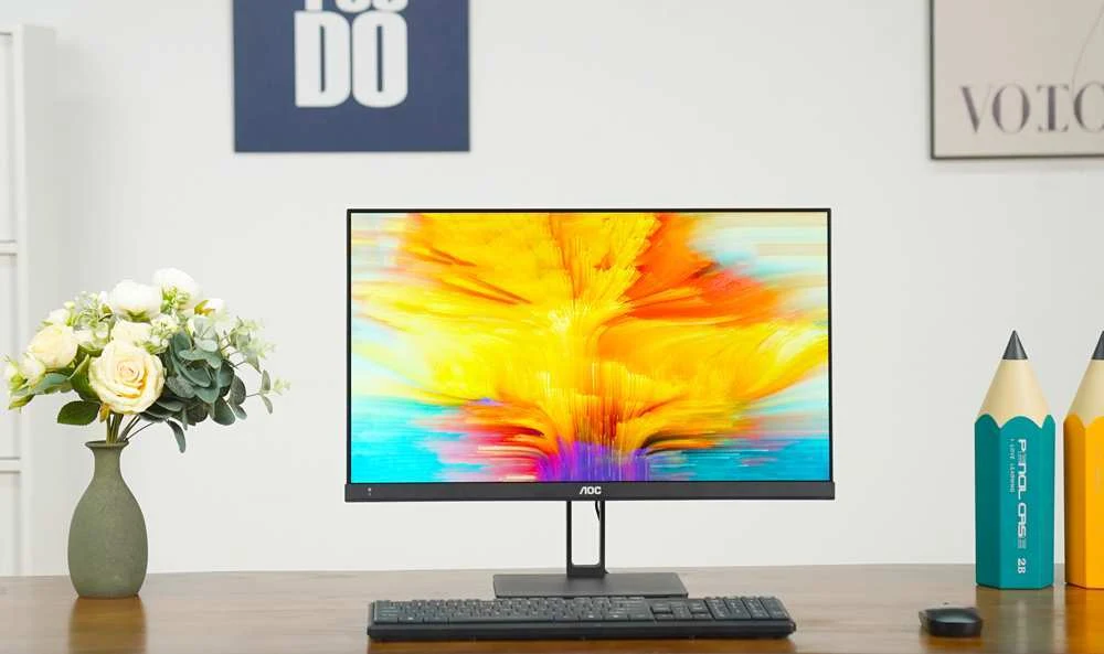 AOC E33 All-in-one PC with metal stand