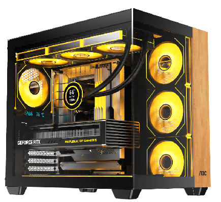AOC CG443B Panoramic PC case