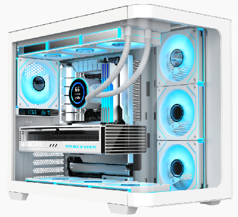 AOC CG453W Curved-glass PC case