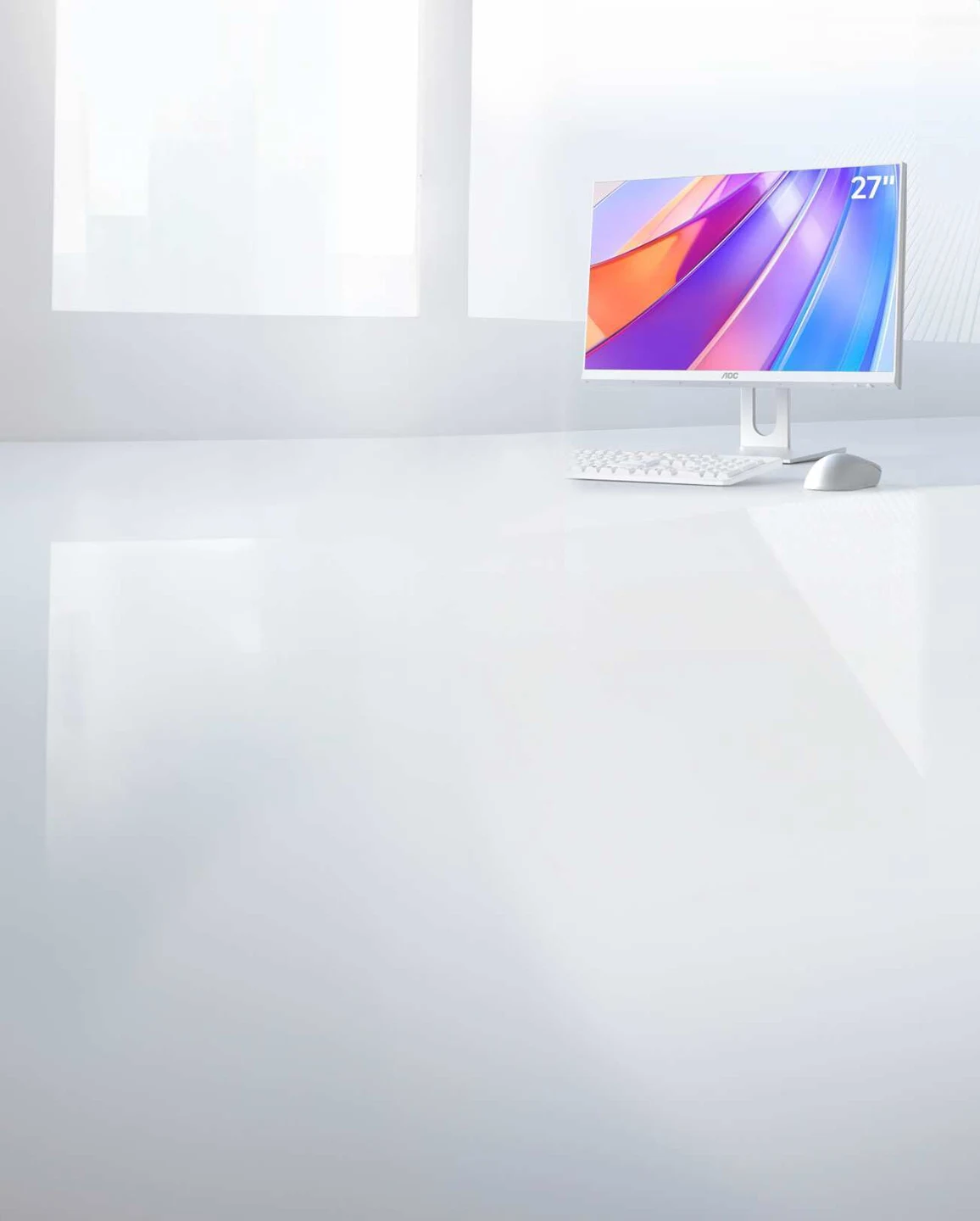 AOC E66 Configurable all-in-one PC - angle view