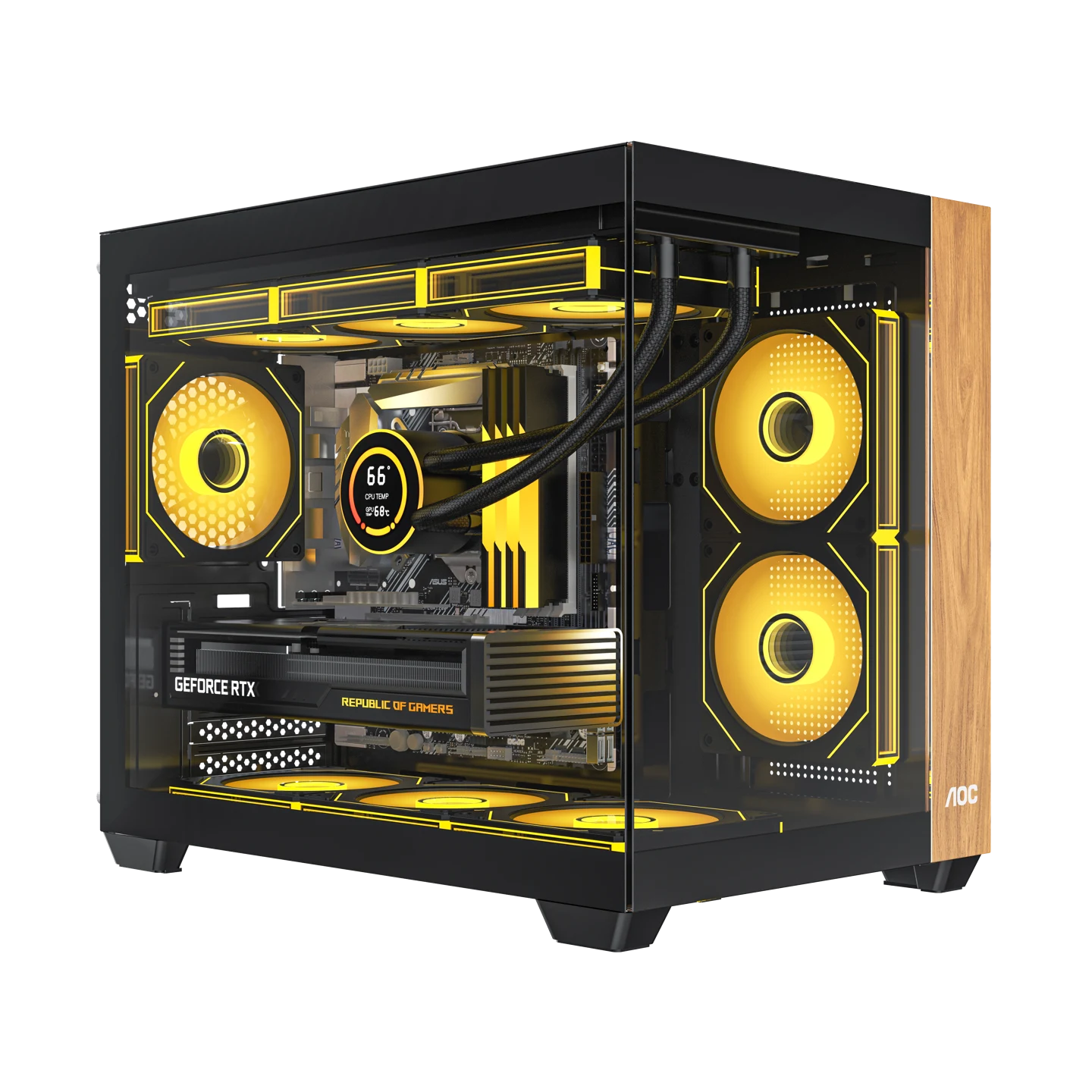 CG440B panoramic PC case