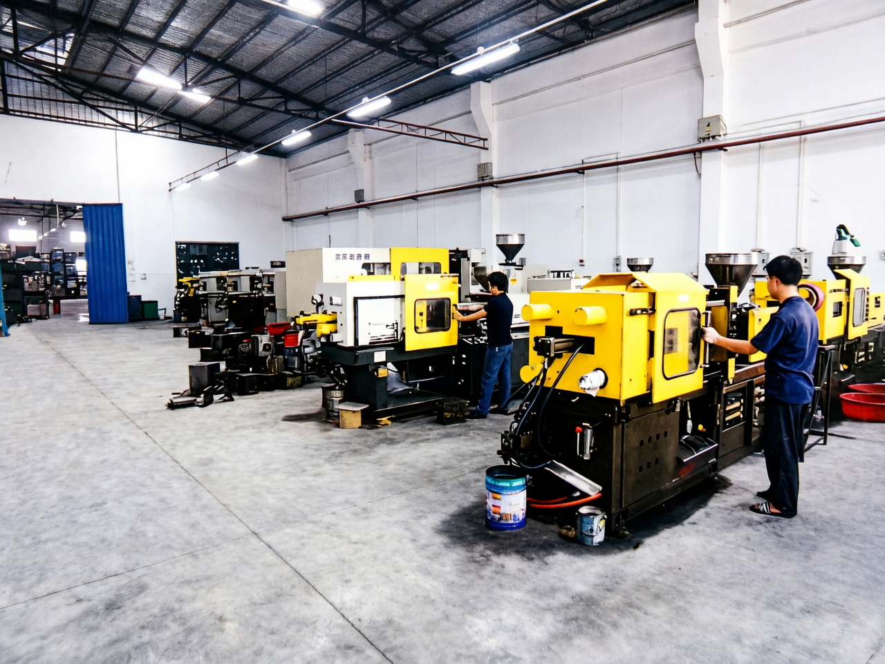 Modern production workshop