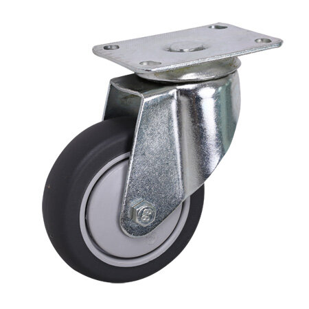 Heavy-Duty TPR Top Plate Swivel Casters