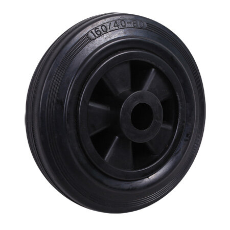 Single-wheel hub with black vinyl core