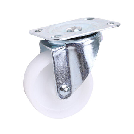 White PP Swivel Caster