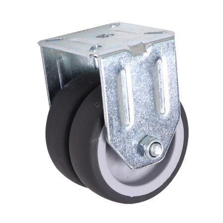 Dual TPR Fixed Caster