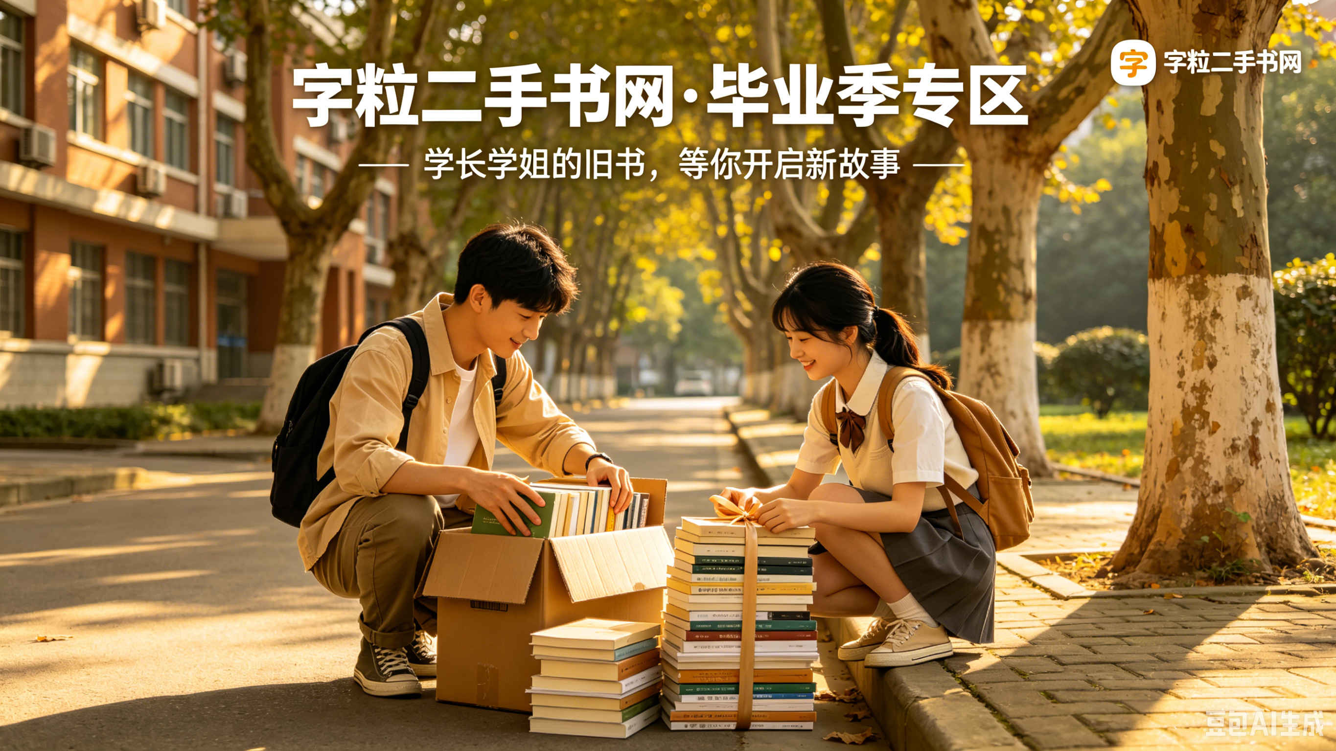 字粒网推出【毕业季专区】，助力学长学姐轻松处理旧书