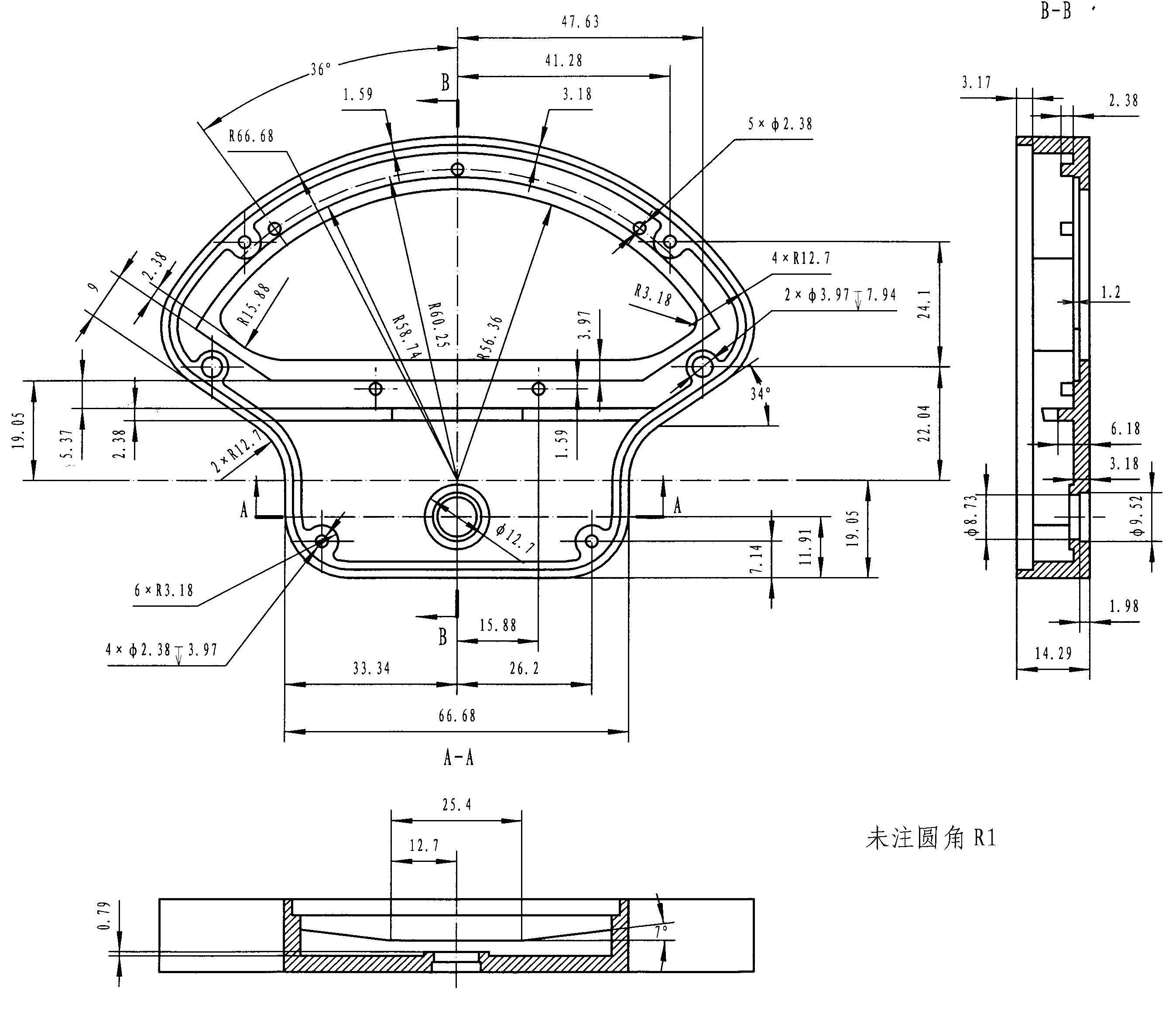 Engineering technical drawing