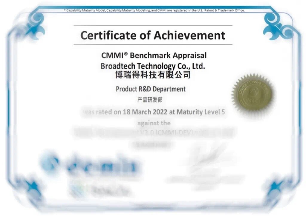 CMMI Level 5 Certification