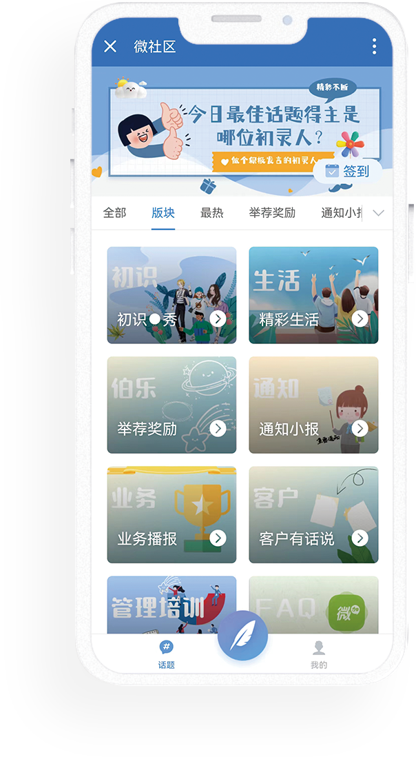 Micro-community Interface Display