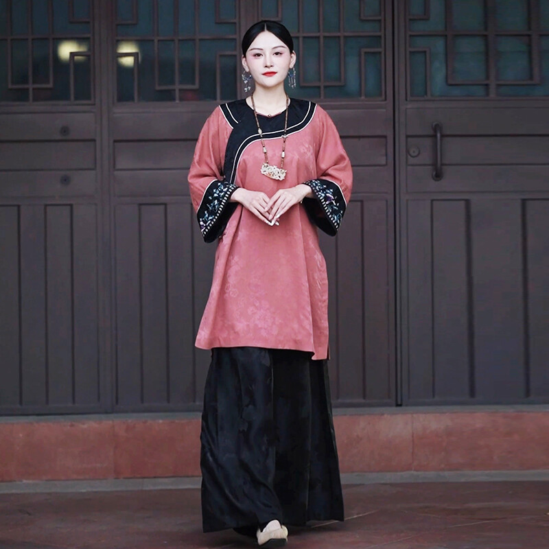 Xiangluju Chaoyan Long Lady's New Chinese Style Xiangyunsha Women's Wear