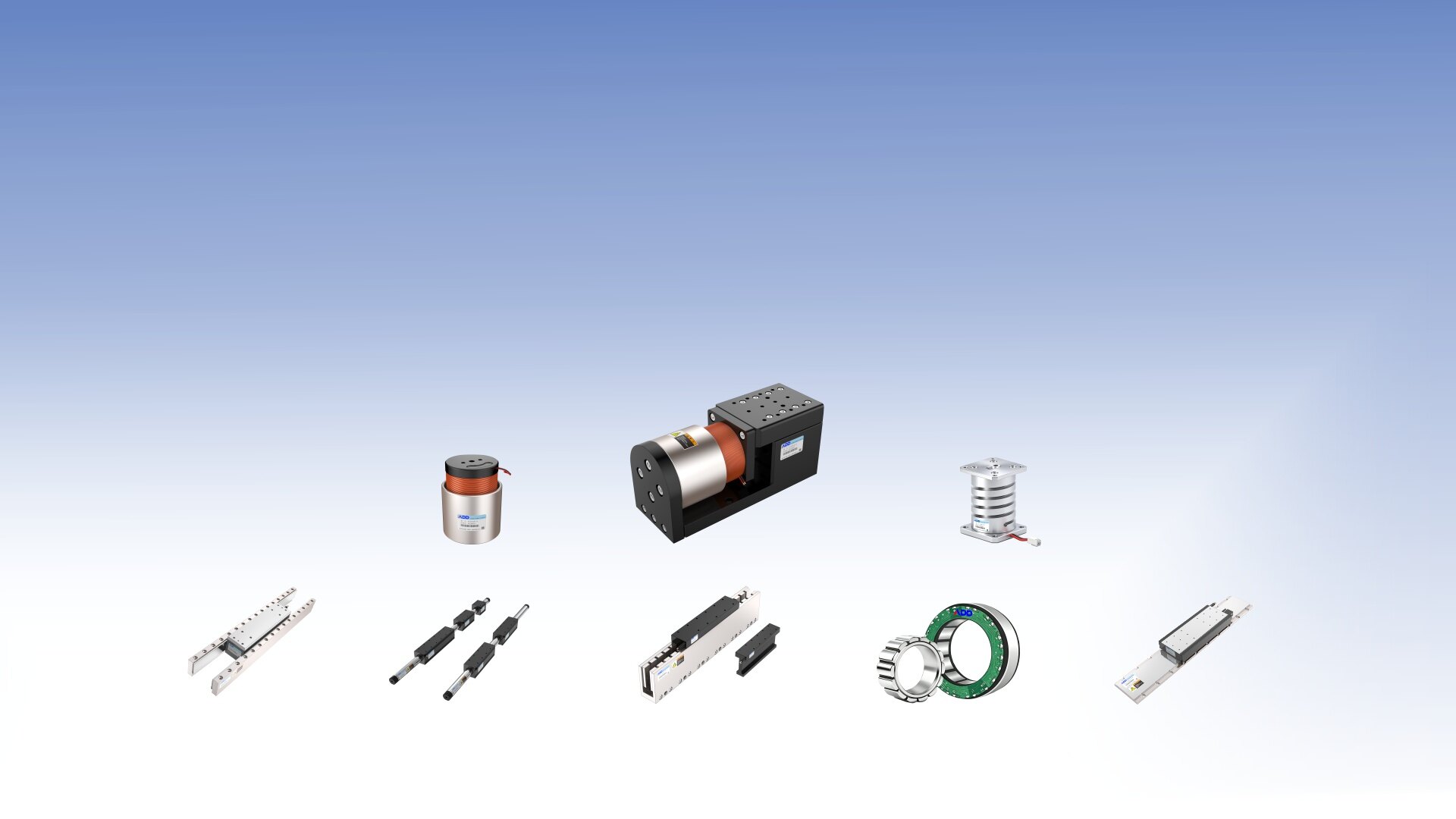 Core self-developed linear motor for precision positioning.
