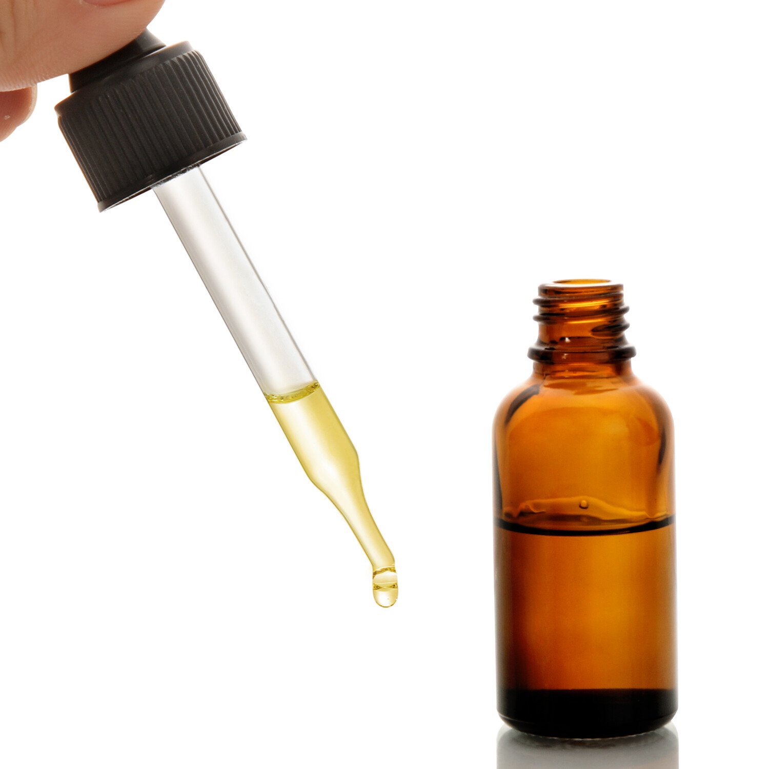 4 Pack, 2 oz Bottles with Dropper & 1 Funnel & 4 Labels - Essential Oils Bottles for Health, Personal Care & Beauty - 60ml Thick Dark Amber Glass Tincture Bottles, Refillable Cosmetic Containers view 7