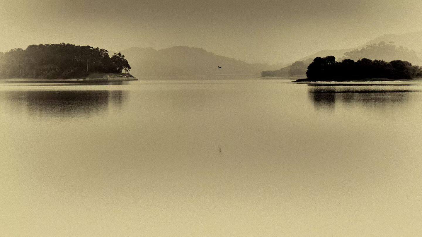 湖光山色