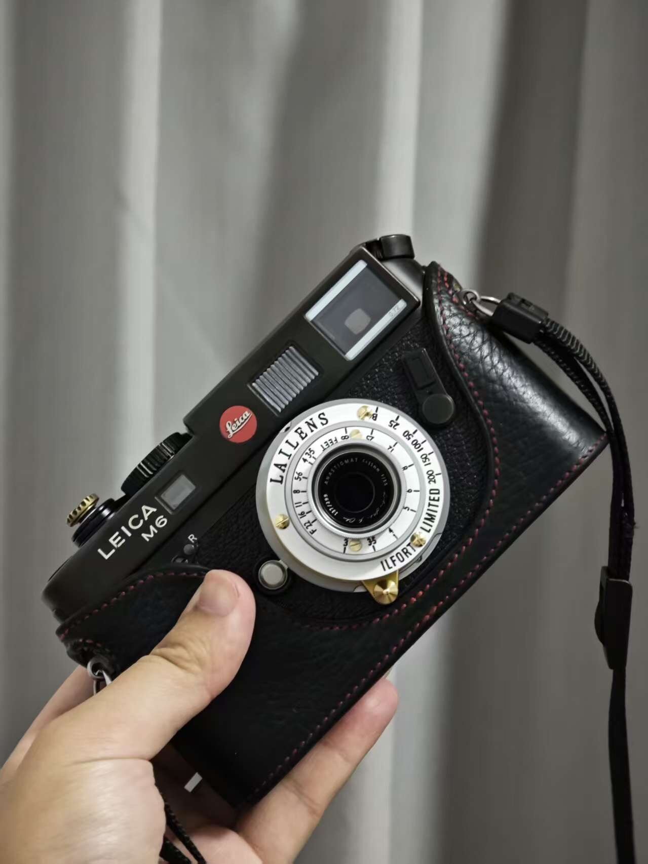 LAILENS lenses paired with the Leica M6