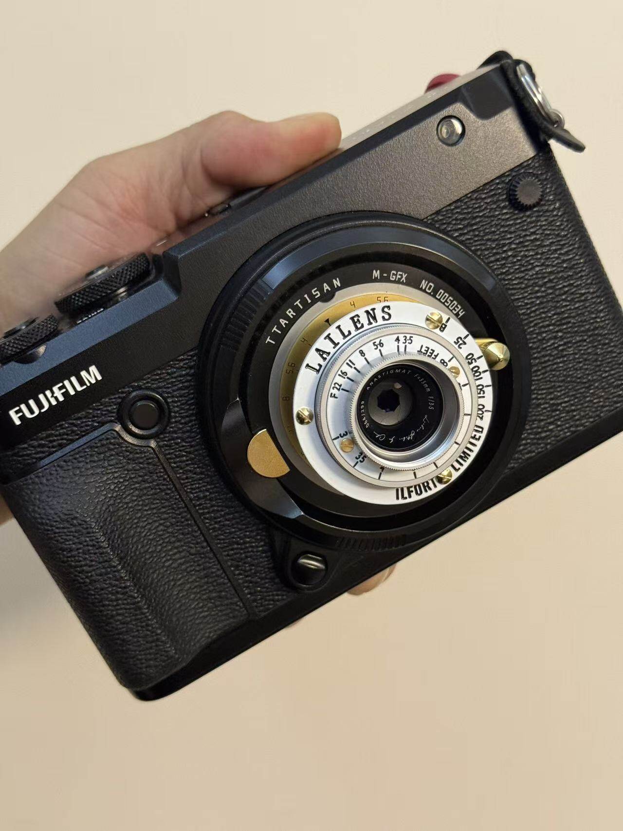 LAILENS lenses paired with Fujifilm GFX