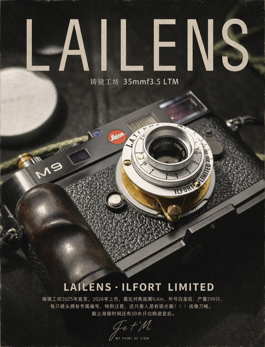 LAILENS 35mm f/3.5 Poster - Leica M9