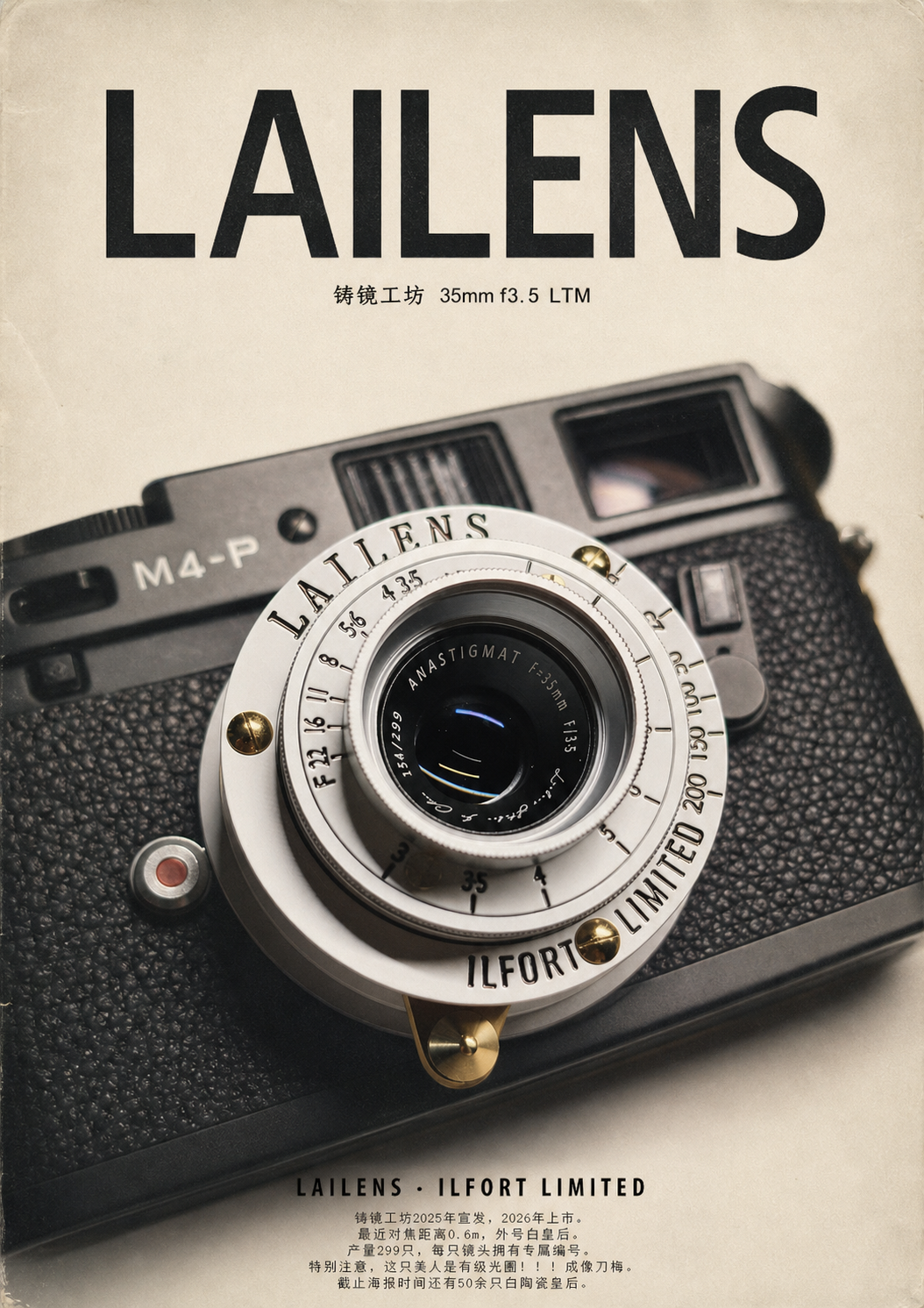 LAILENS 35mm f/3.5 Poster - M4-P Macro
