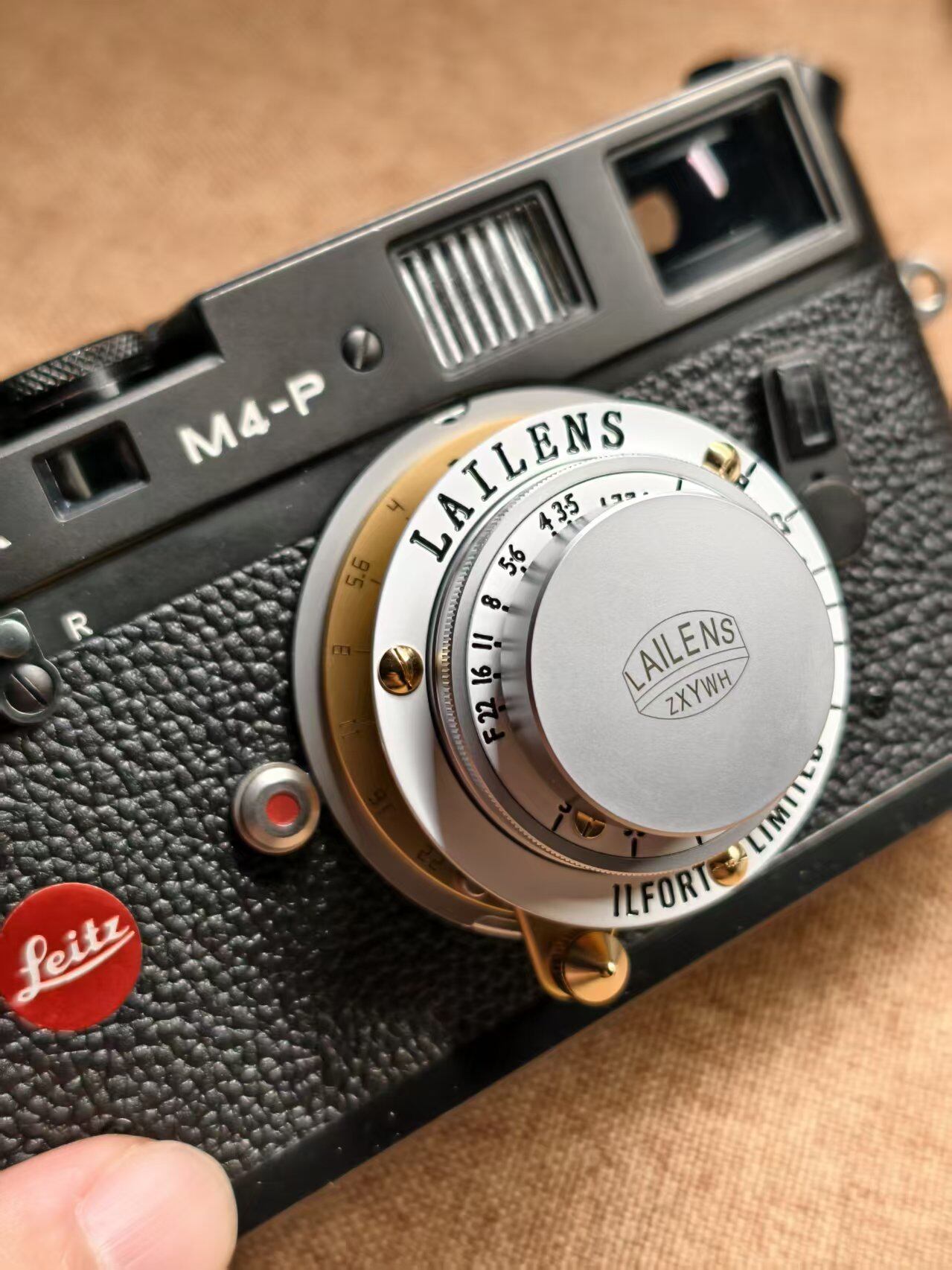 LAILENS Lens with Leica M4-P and Lens Cap