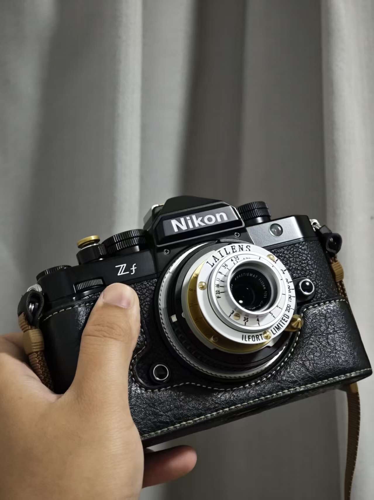 LAILENS lens paired with Nikon Zf