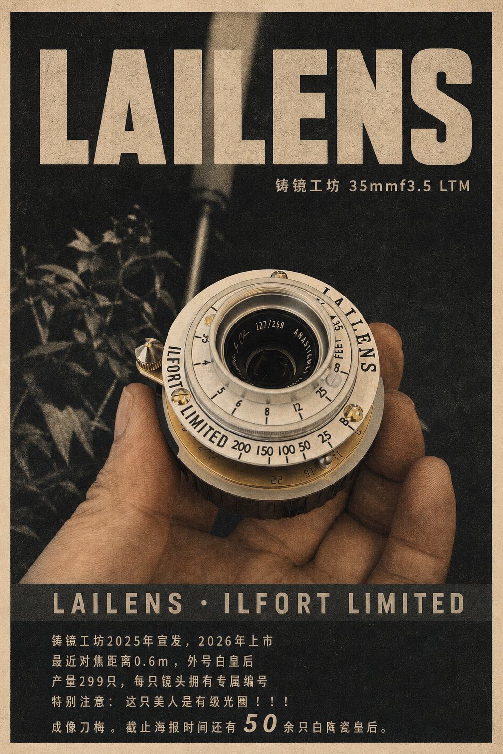 LAILENS 35mm f/3.5 Poster - Handheld Lens