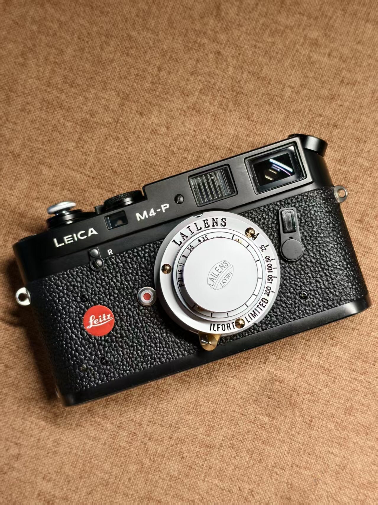 LAILENS lens paired with Leica M4-P