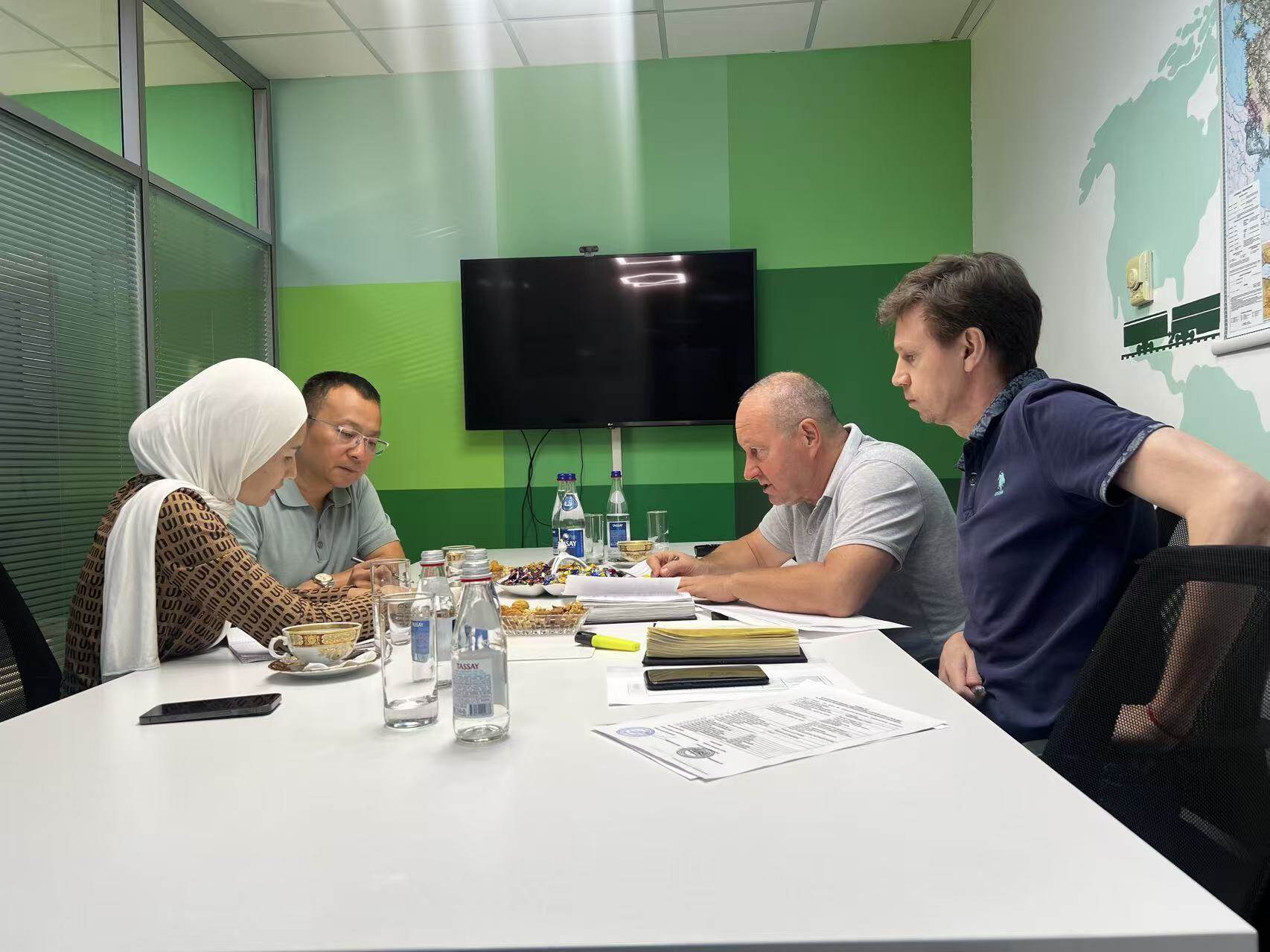 WANDA team business meeting in office