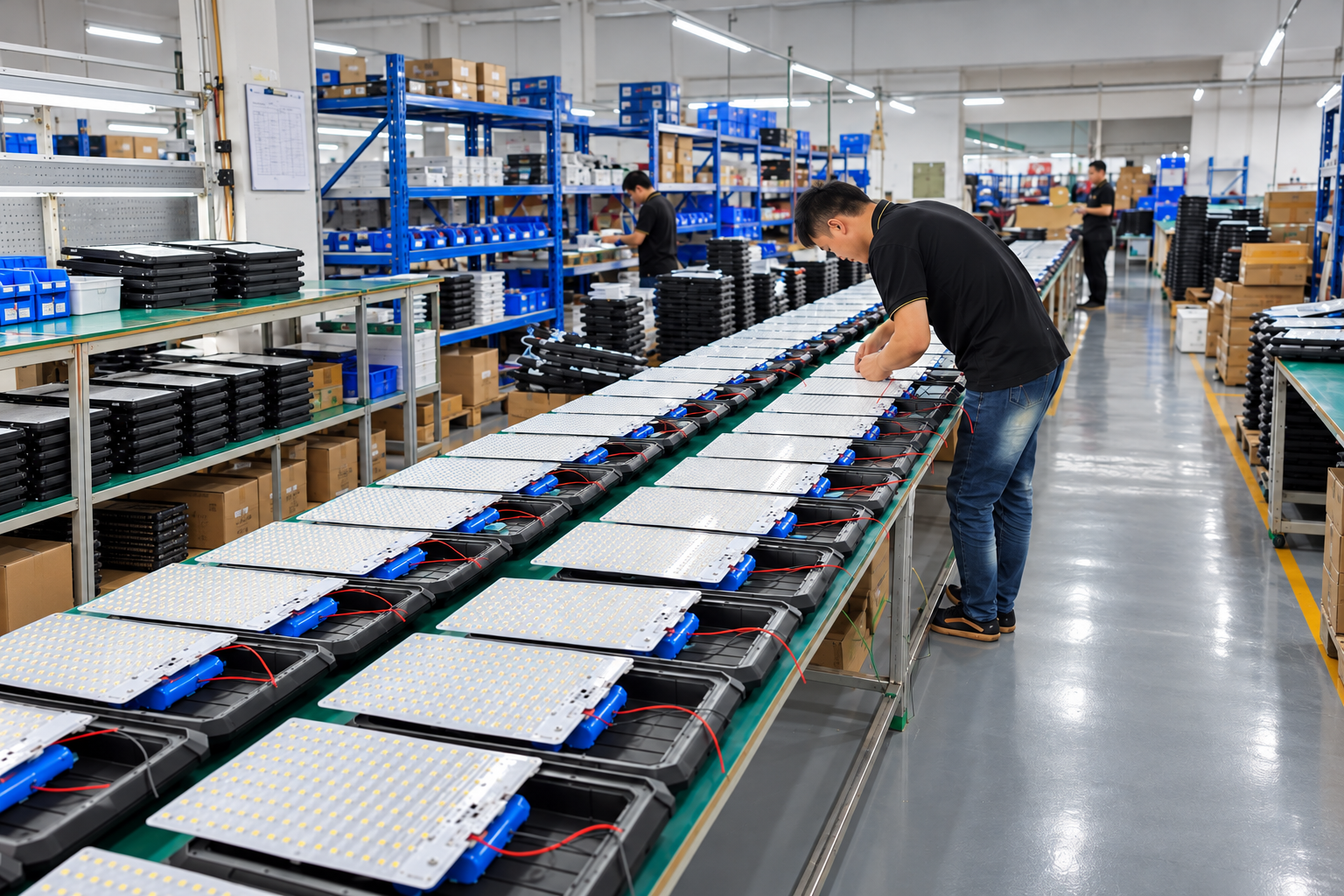 LED Luminaire Final Assembly Line