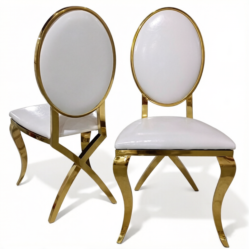 Stainless Steel Dining Event Wedding Chair Series 07 - view 1