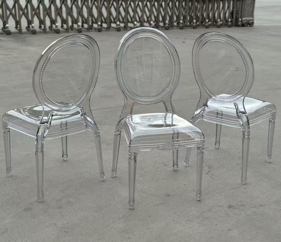 Clear Plastic Chair Series 02 - view 2