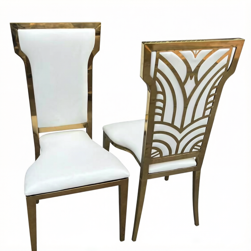 Stainless Steel Dining Event Wedding Chair Series 12 - view 1