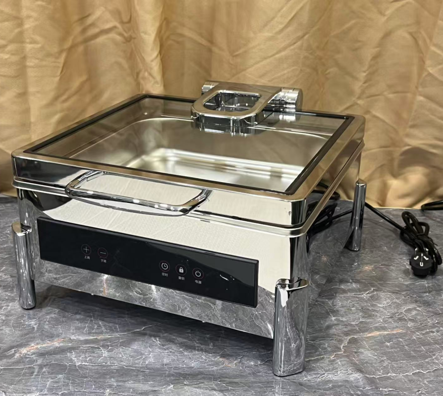High End 304 Stainless Steel Electric Chafing Dishes Food Warmer CC35