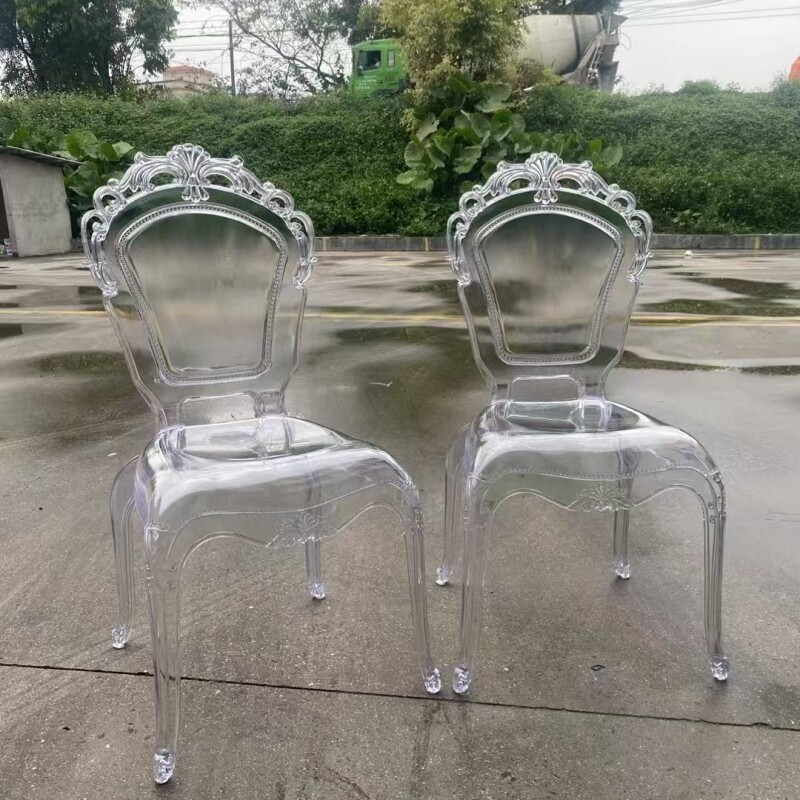 Clear Plastic Chair Series 04 - view 3