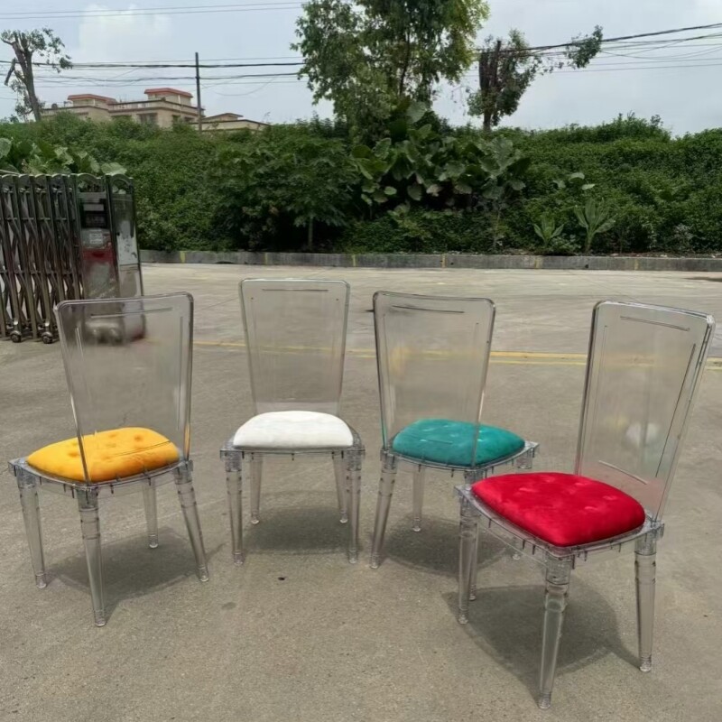 Clear Plastic Chair Series 04 - view 2