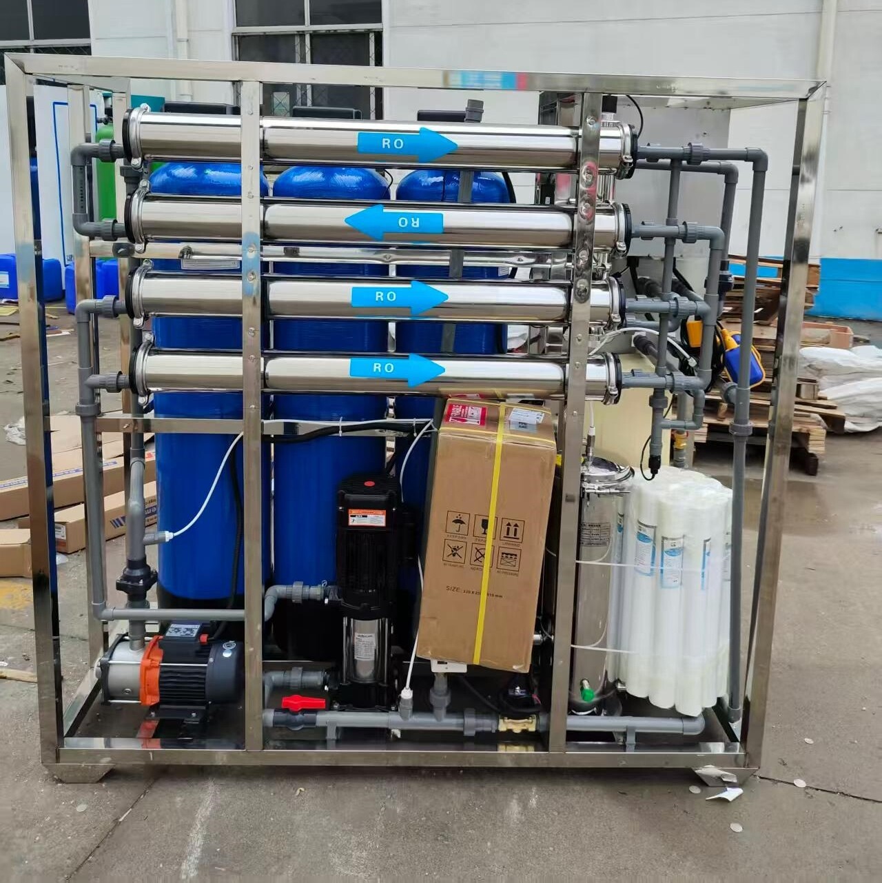 Reverse osmosis water filtration system - view 4