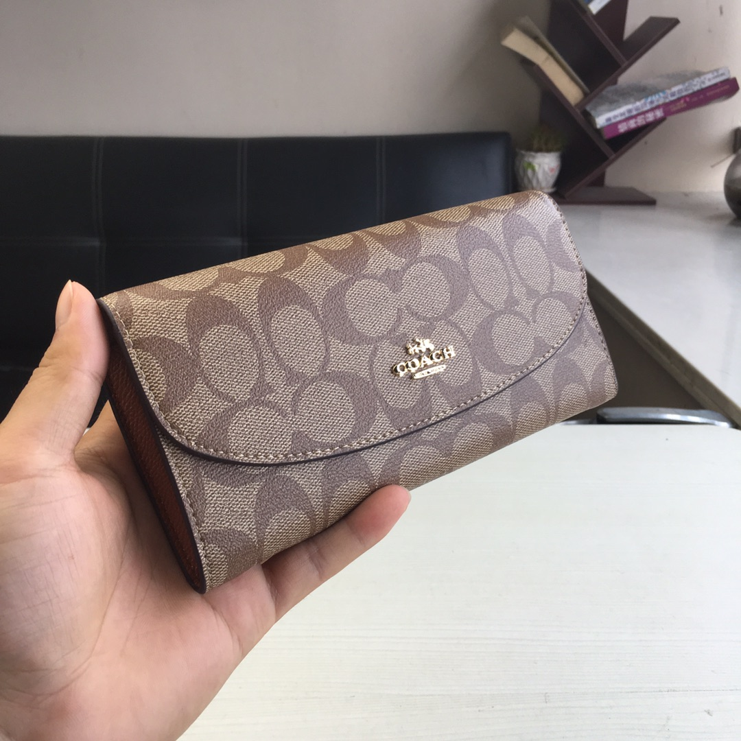 Coach Coach Signature C Envelope Long Wallet