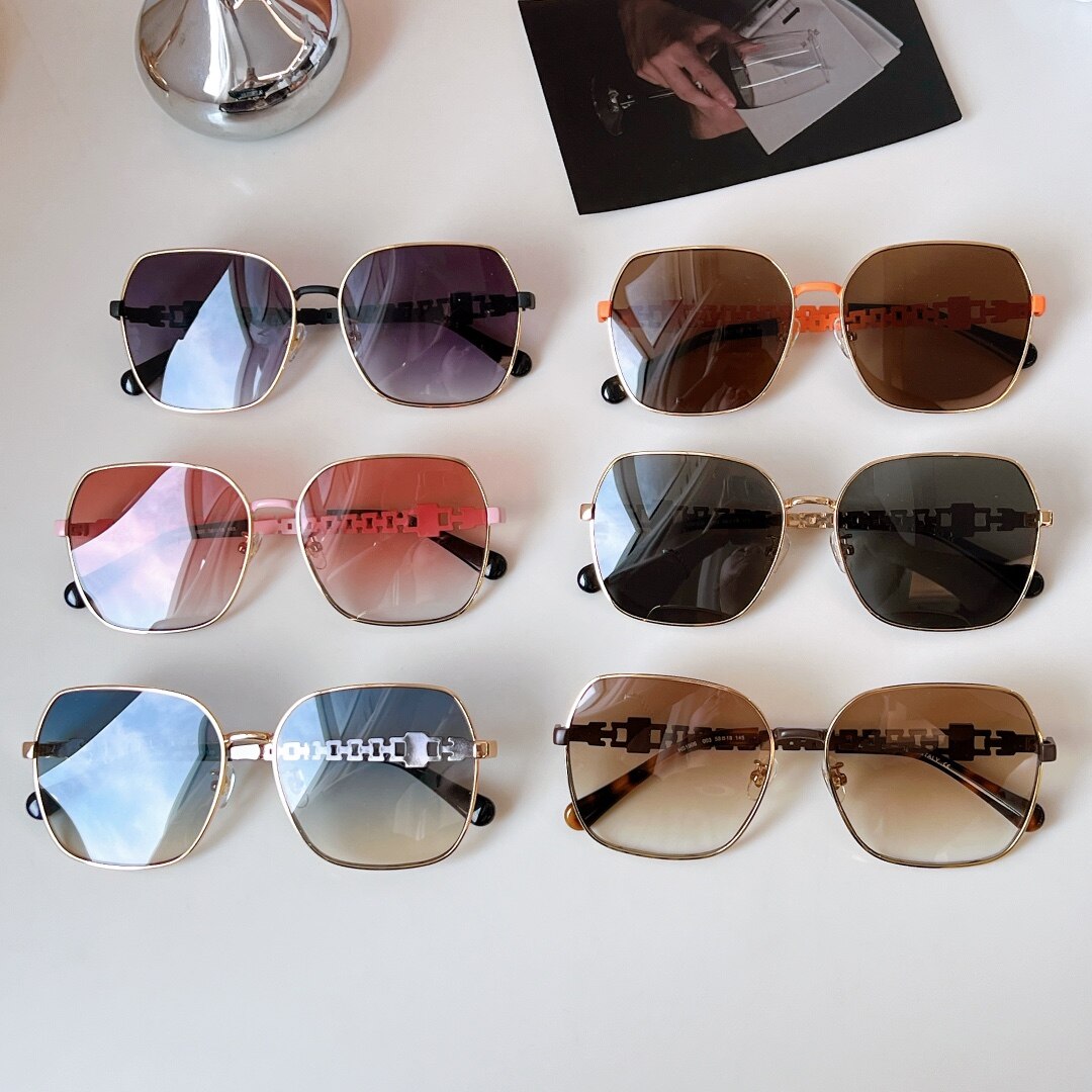 Chanel Chanel Letter Logo Aviator Women Sunglasses