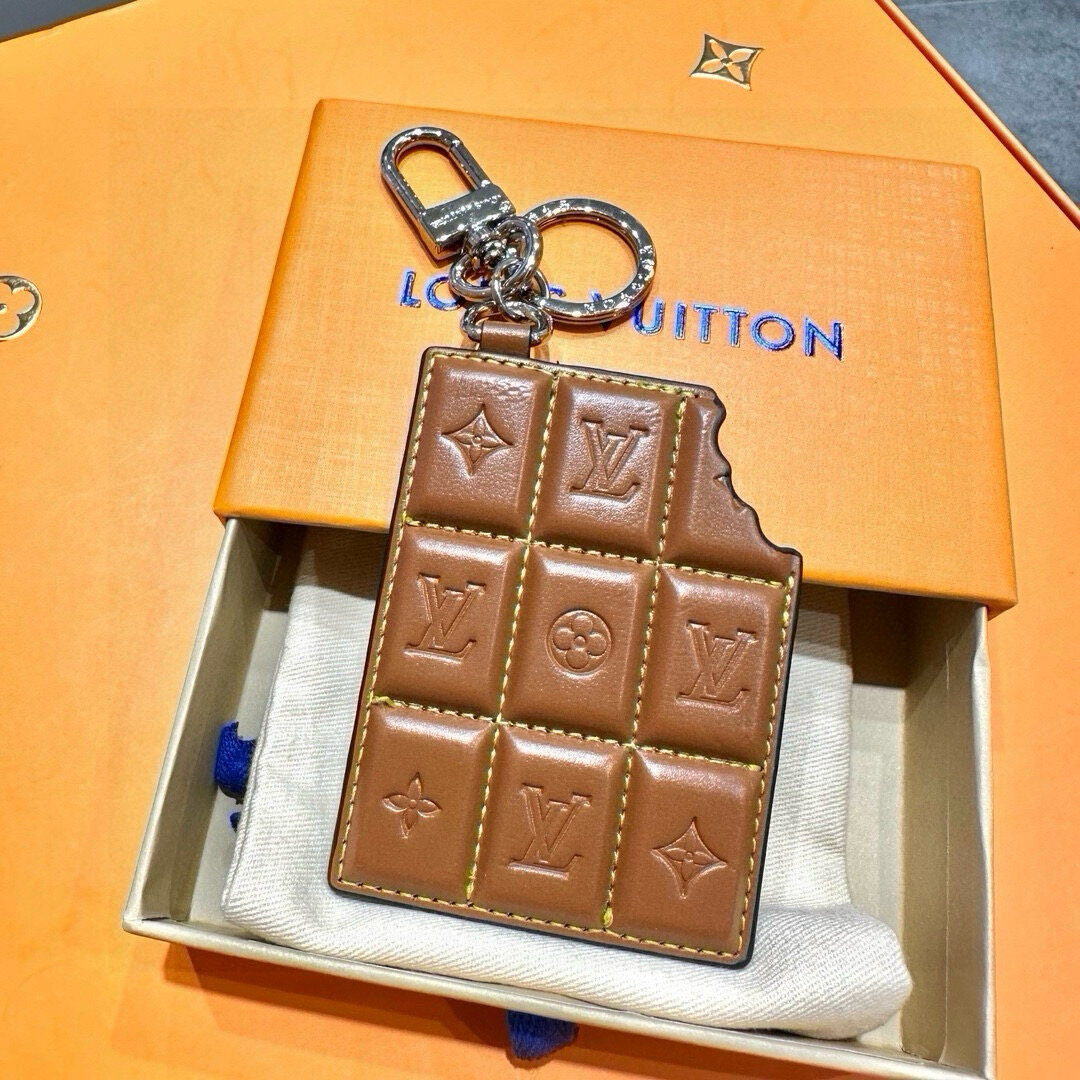 Louis Vuitton Louis Vuitton Bitten Chocolate Keychain
