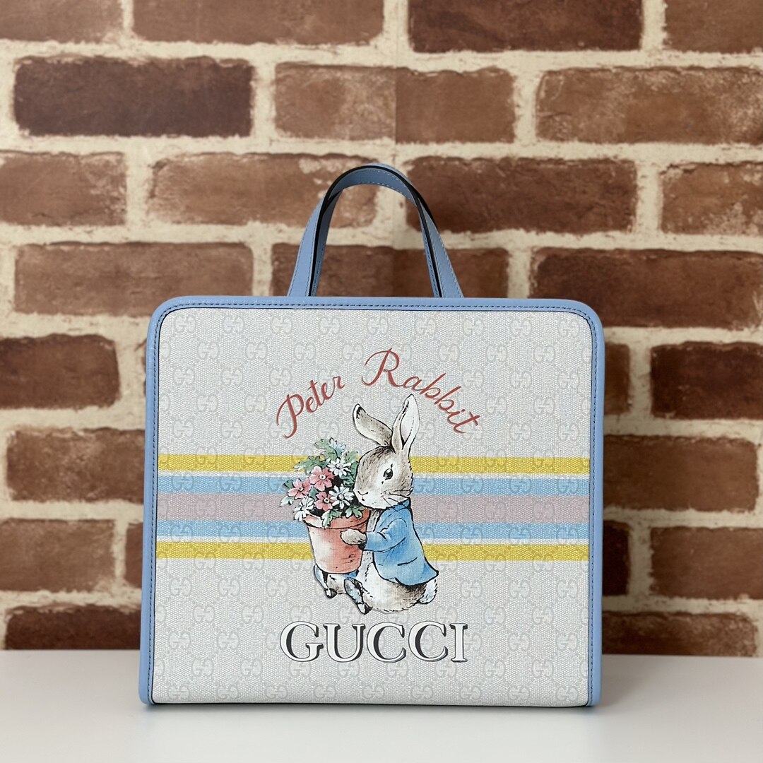 Gucci Gucci Peter Rabbit Collaboration Kids Handheld Tote Bag