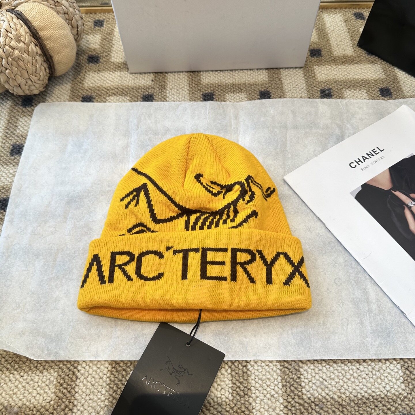 Arc'teryx Arc'teryx Yellow Jacquard Knit Beanie